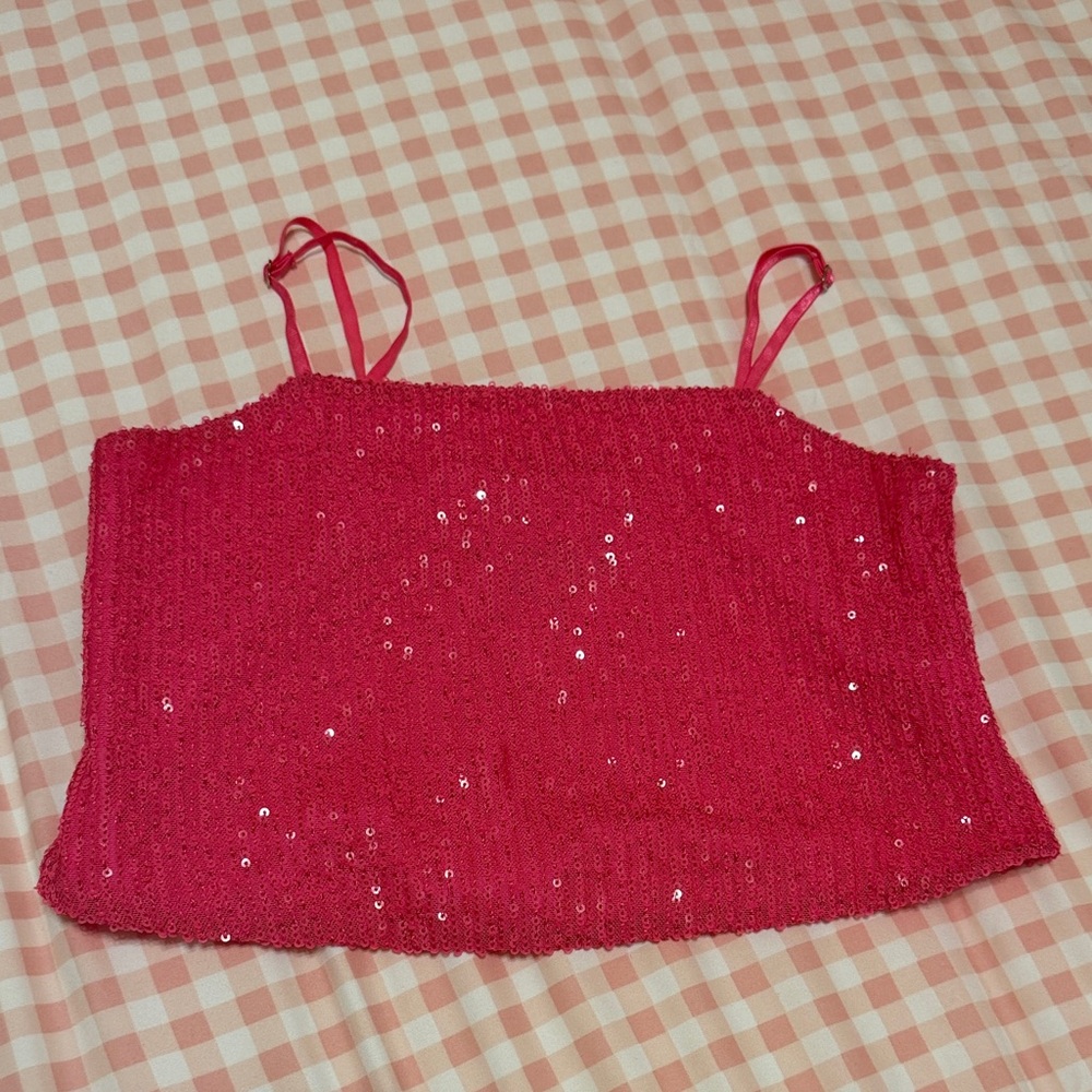Katie J NYC Vibrant Pink Top